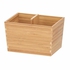 VARIERA Box with handle, bamboo