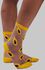 Kamata Yellow Pawpaw Sheer Socks - Yellow