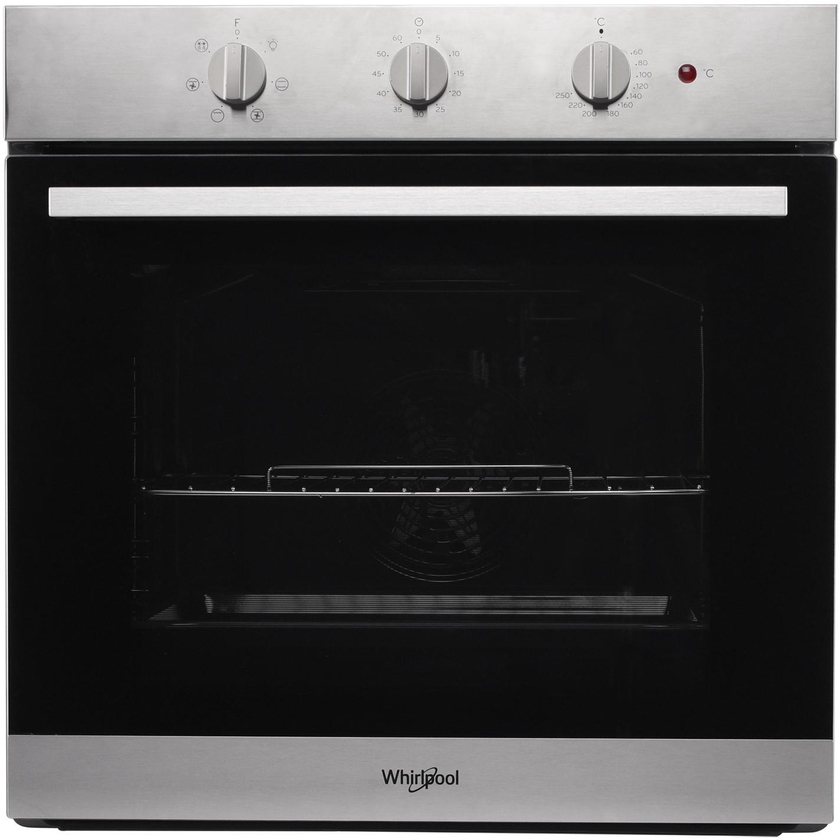Whirlpool Electric Built In Oven, 59.5cm, Capacity 71L, Smart Clean,Inox
