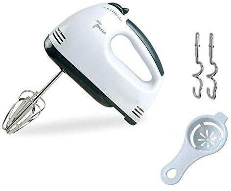 Electric Hand Mixer Mini High Power Stainless Steel Electric Egg Beater Dough Mixing Machine Egg Divider Tools