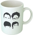 Upteetude Big Bang Theory Faces Coffee Mug - White