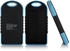 Apple iphone 3GS, 4, 4S, 5C, 5S, 6 and 6 plus Solar power bank with 5000 mah capacity - Black/Blue