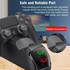 PS4 Controller Charger, PS4 Charging Dock Station for Playstation 4, DualShock 4 PS4 Controller Charger, USB Dobe PS4 Controller Charging Station for Playstation 4/ PS4 Slim / PS4 Pro/PS4 Controller