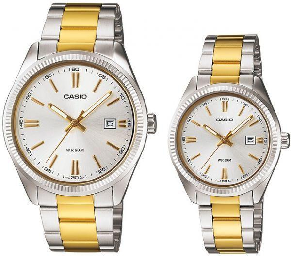 Casio His and Her pair watch [MTP/LTP-1302SG-7AV]