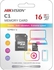 Hikvision 16GB - MicroSDHC UHS-I Memory Card With Adapter