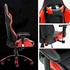 YJTbcy Desk Chairs Racing Gaming Chair Office Task Desk Executive Reclining Computer Reception PU Leather Ergonomic Adjustable Tilt Angle 170 °, Max. Load 260 kg, Red