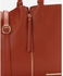 Dejavu Decorated Zipper Handbag - Camel