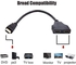 HDMI Male 1080P to Dual HDMI Female 1 to 2 Way HDMI Splitter Adapter Cable for HDTV HD, LED, LCD, TV, Support Two TVs at The Same Time