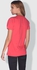 Creo Barak Obama Minions Round Neck T-Shirt For Women - Pink, M