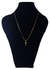 Thin Snake Link Chain with Key Pendant - Gold Plated