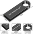 64GB USB 2.0 Metal Waterproof High Speed U Disk(Black)