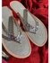 Sandal Silver With Plexus & Shape Glitter - Silver Slippers For Women