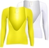 Silvy Set Of 2 Blouses For Women - Yellow / White, Medium