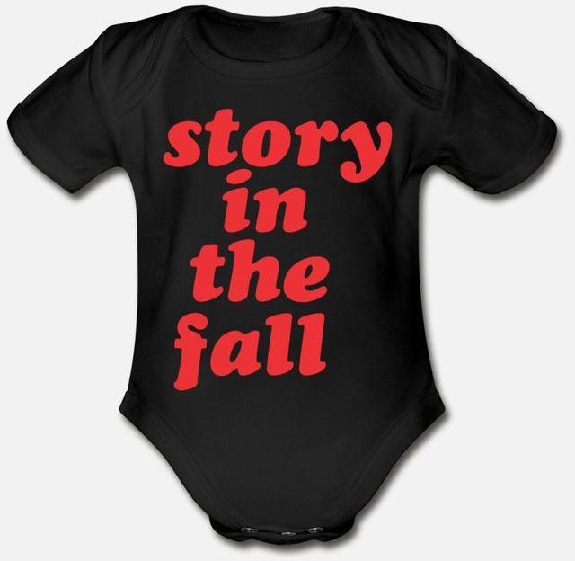 Story In The Fall Organic Short Sleeve Baby Bodysuit
