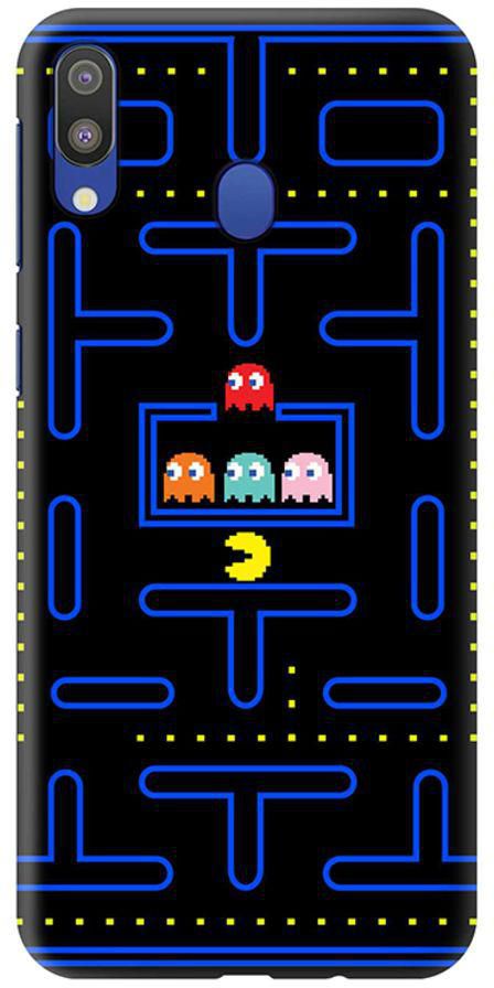 Matte Finish Slim Snap Case Cover For Samsung Galaxy M20 Pacman