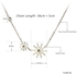 Aiwanto Necklace Silver Neck Chain Thin Chain Necklace Daily Wear Necklace