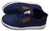 Sportive Lace-Up Sneakers For Men - Navy Blue