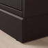 HAVSTA Cabinet with plinth - dark brown 81x37x134 cm