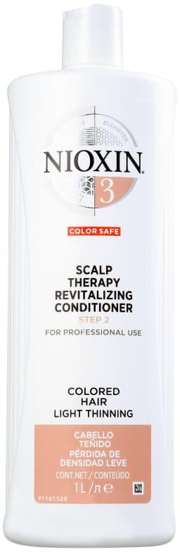 Nioxin Scalp Therapy Conditioner System 3 for Colored Hair with Light Thinning
