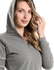 Diadora Summer Milton Zipped Women Sweatshirt- Grey