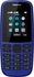 Nokia 105 (2019) TA -1174 4MB RAM 2G Dual Sim - Arabic Blue | TA -1174