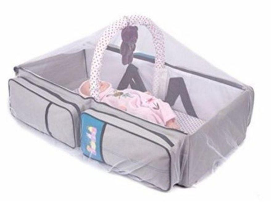 2 In 1 Diaper Bag And Travel Cot Baby Kingdom