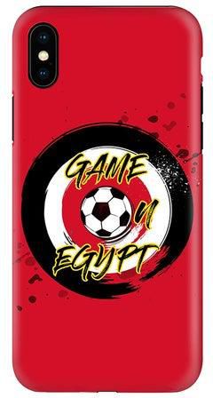 غطاء حماية واقٍ لهواتف أبل آيفون X/ آيفون XS مكتوب عليه عبارة "Game On Egypt"