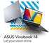 ASUS Vivobook 14 X1404VA-EB214W | Intel Core i7-1355U | 1.7 GHz | 8GB RAM | 512GB SSD | Intel UHD Graphics | 14" FHD | Windows 11 Home | Quiet Blue | 0723-11467764