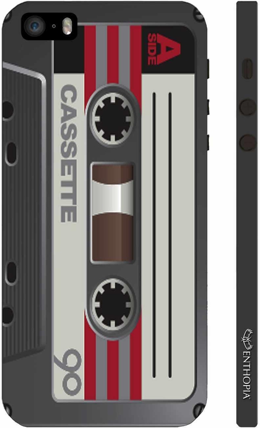 Back Cover for Apple Iphone 5/5s/SE - Retro Cassette 2