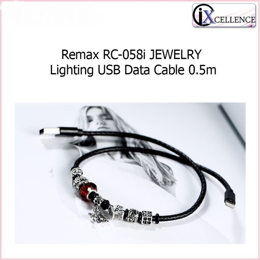 Remax RC-058i Jewelry Micro USB Data Cable 0.5m (Black)