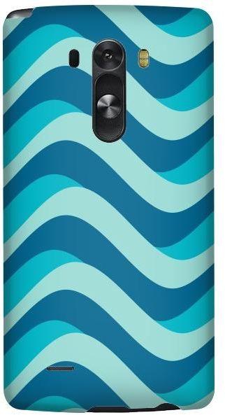 Stylizedd LG G3 Premium Slim Snap case cover Matte Finish - Curvy Blue