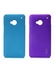 Golf Protective Case For HTC One M7 - Purple + Sky Blue