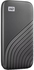 WD 4TB My Passport SSD External Portable Solid State Drive, Grey, Up to 1,050 MB/s, USB 3.2 Gen-2 and USB-C Compatible (USB-A for older systems) – WDBAGF0040BGY-WESN