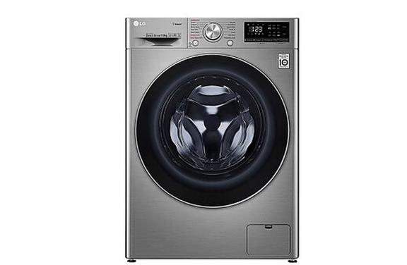 LG F4V5RYP2T Front Load Washing Machine, 10.5KG – Silver
