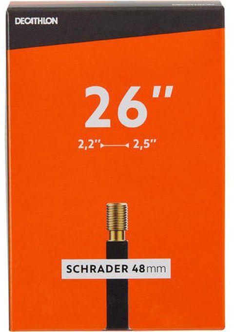 Decathlon Inner Tube 26X2.2/2.5 Schrader Valve - 48mm