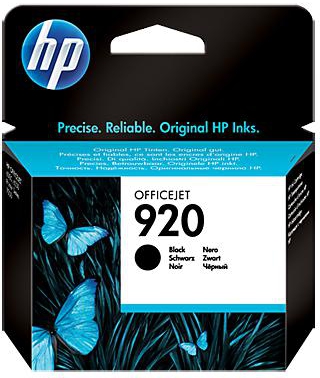 HP 920 Black Officejet Ink Cartridge (CD971AE)