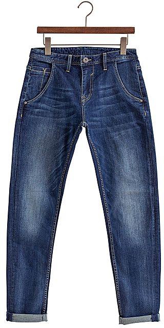 Fashion LIGAO Cool Men Jeans Stretchy Denim Pants Straight Breathable Trousers 828717-Dark Blue