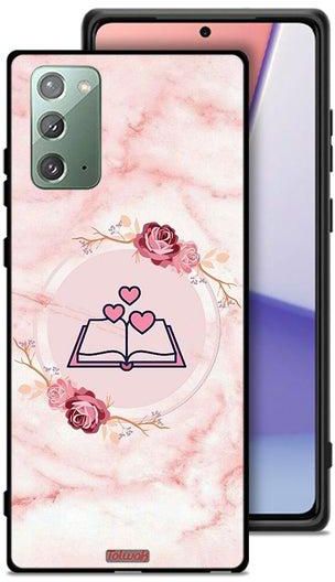 Samsung Galaxy Note 20 4G Protective Case Cover Three Hearts On Book Artwork