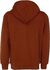 Kids Boys Girls Unisex Cotton Hooded Sweatshirt Full Zip Plain Top (BROWN, 14-15 YEARS)