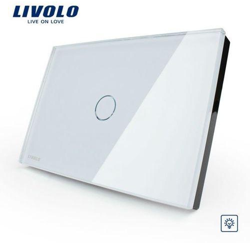 Universal Livolo White Crystal Glass Dimmer Switch VL-C301D-81 AC110-250V