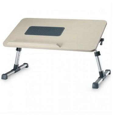 Adjustable Folding Laptop Cooling Table Beige