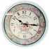 Rose Design Iron Wall Clock Multicolour 29 centimeter