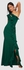 Emerald Green Ruffle Detail Evening Dress &amp; Graduation Dress