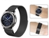 Loop Stainless Steel Smartwatch Strap Band For Samsung Galaxy Watch 46mm/Huawei GT2/Gear S3 Frontier/Classic/Honor Magic 2/Fossil 22mm Space Black
