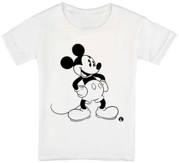 Mickey Printed T-Shirt White/Black