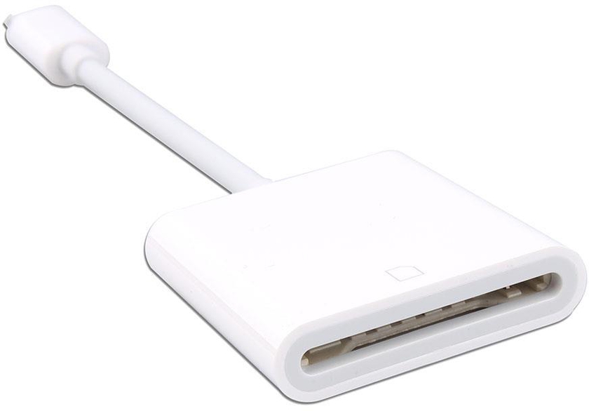8-Pin Ports to SD Card Camera Reader Adapter for iPad 4 Mini Air SD reader White