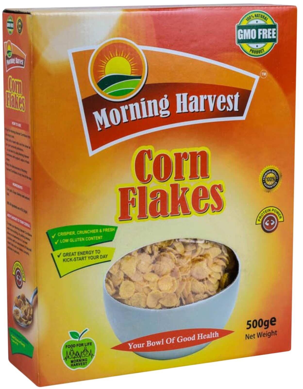 Morning Harvest Strawberry Corn Flakes Box 500g.