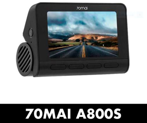 70mai A800S Dual vision 140 Rear Cam FOV 4K Ultra HD Screen Dash Cam Rear APP Control 24h