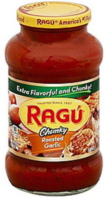 Ragu Chunky Roasted Garlic Sauce - 737 g
