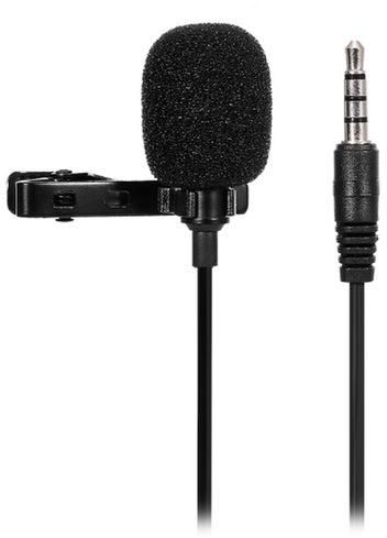 Omni Directional Microphone With Tie-Clip Black/Silver